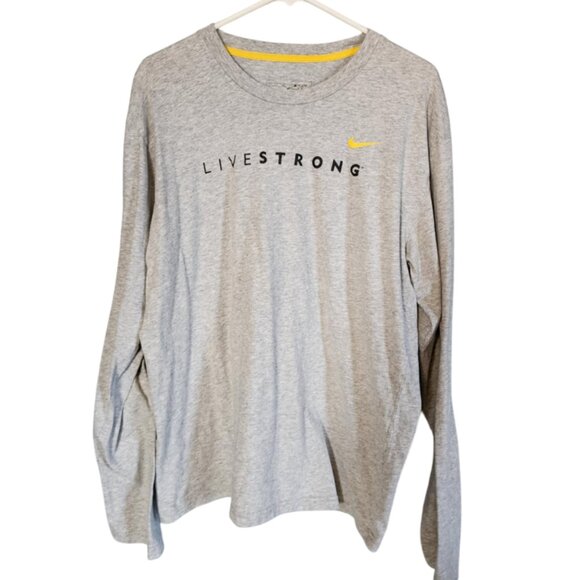 EUC Nike Livestrong Long Sleeve Lightweight T-Shirt - Picture 1 of 5